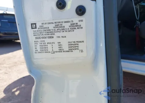 2004 Chevrolet Silverado 1500 Ls from USA, damaged, VIN 2GCEC19V541109694